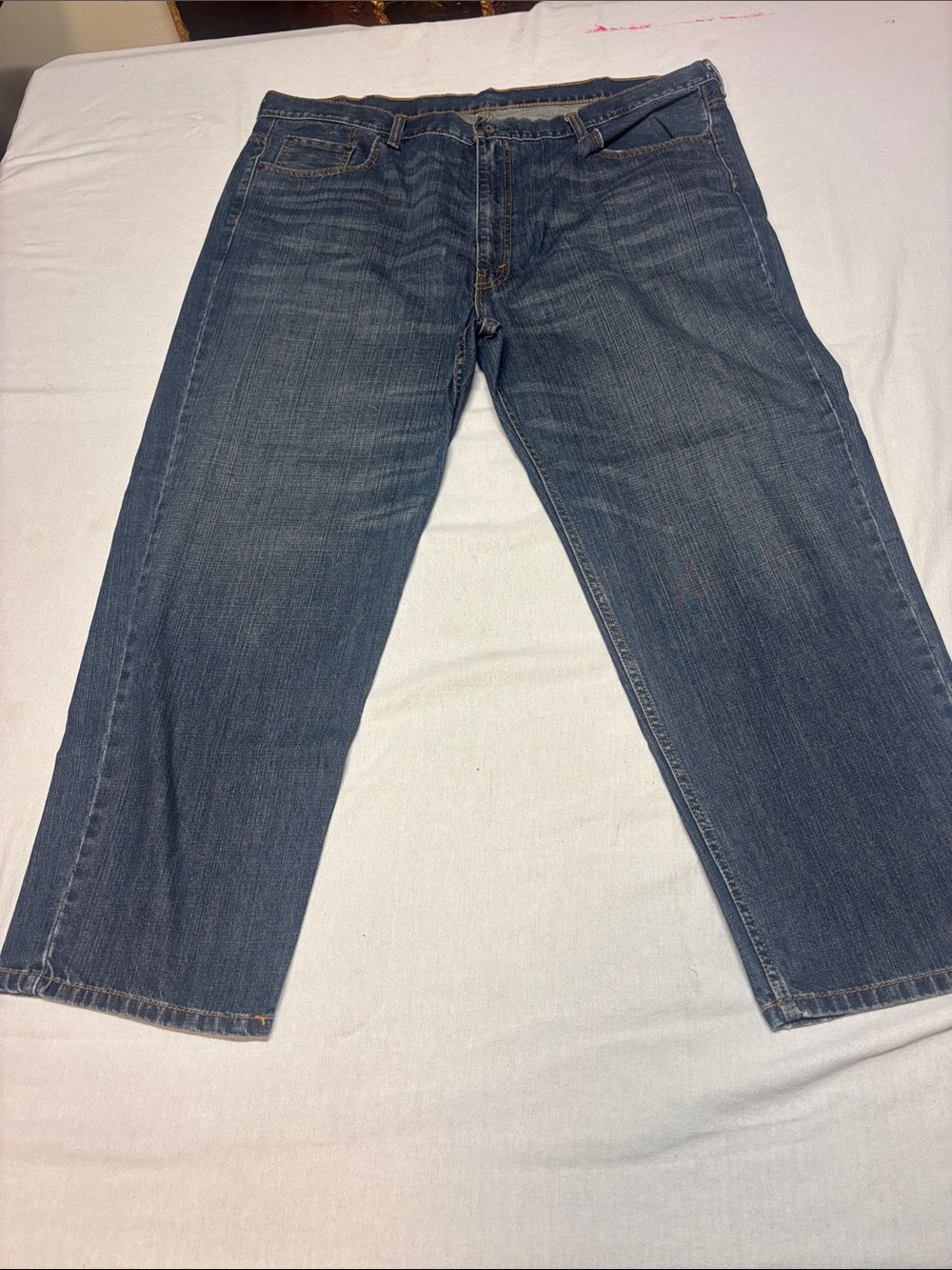 Levi's Relaxed Fit Jeans in Dark Blue Denim